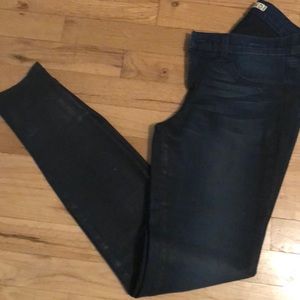 j Brand dark coated skinny jeans